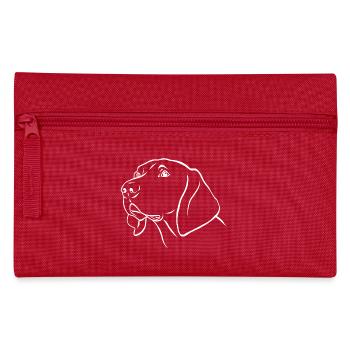 Weimaraner - Trousse - rouge - Devant