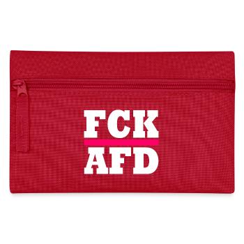 Fck afd - Federtasche - Rot - Vorne
