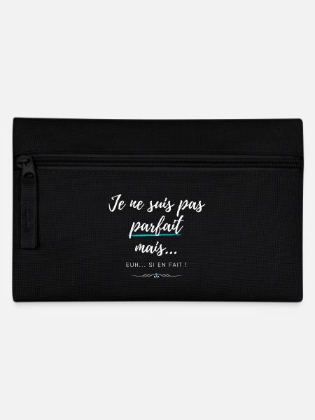 Je ne suis pas parfait mais... si. Homme parfait - Trousse - noir
