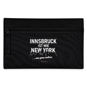 Innsbruck ist wie New York - Federtasche - Schwarz - Vorne