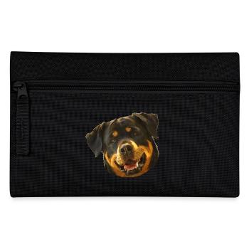 Rottweiler - Federtasche - Schwarz - Vorne