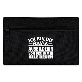 Heiße Ausbilderin - Federtasche - Schwarz - Vorne