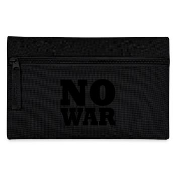 No war - Federtasche - Schwarz - Vorne