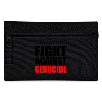 Fight against genocide - Pencil Case - black - Front