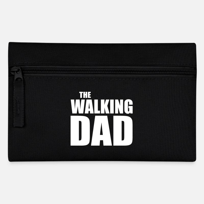 The walking dad - Federtasche - Schwarz