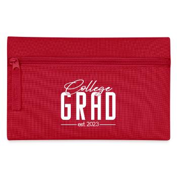 College Grad Est. 2023 Abschlussfeier - Federtasche - Rot - Vorne
