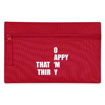 30 - Pencil Case - red - Front