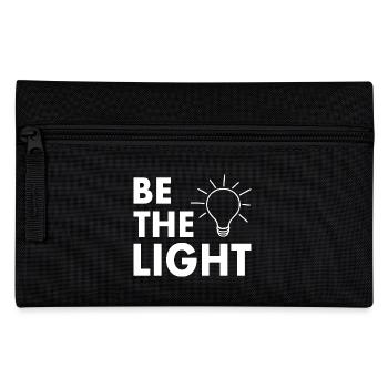Be the light - Federtasche - Schwarz - Vorne