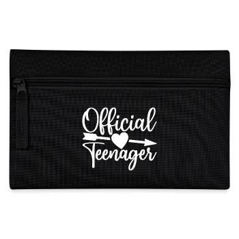 Adolescent officiel, mignon 13e anniversaire 13 ans - Trousse - noir - Devant