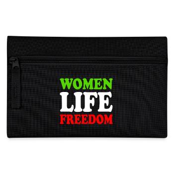 Women life freedom - Pencil Case - black - Front