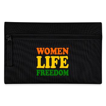 Women life freedom iran - Pencil Case - black - Front