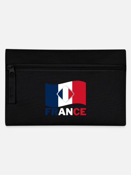 Fußballtrikot Frankreich I Fußball Francis Flagge - Federtasche - Schwarz