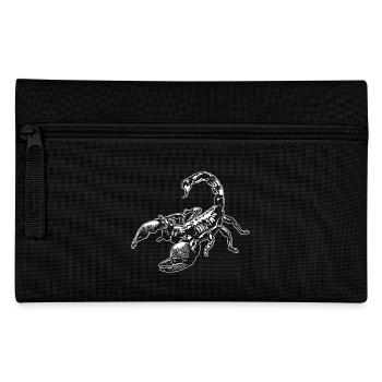 Coole Skorpion-Insektenskizze Grafik Skorpion-Liebhaber - Federtasche - Schwarz - Vorne