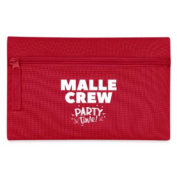 Malle crew Party time - Pencil Case - red - Front