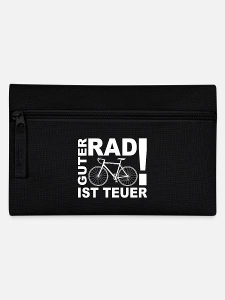 A good bike is expensive - Pencil Case - black