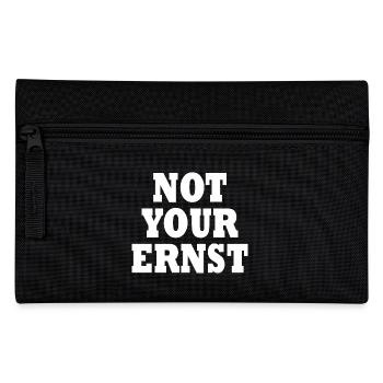 Not your ernst - Federtasche - Schwarz - Vorne