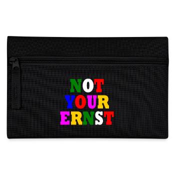 Not your ernst - Federtasche - Schwarz - Vorne