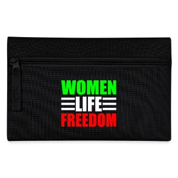 Women life freedom - Pencil Case - black - Front
