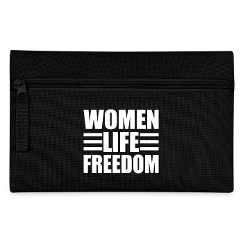 Women life freedom - Pencil Case - black - Front