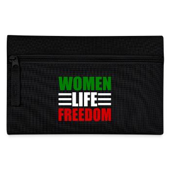 Women life freedom - Pencil Case - black - Front