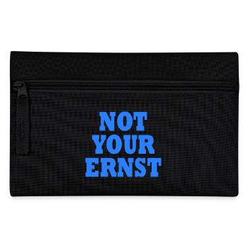 Not your ernst - Federtasche - Schwarz - Vorne