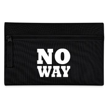 No way - Pencil Case - black - Front
