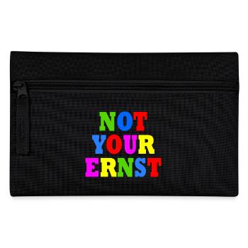 Not your ernst - Federtasche - Schwarz - Vorne