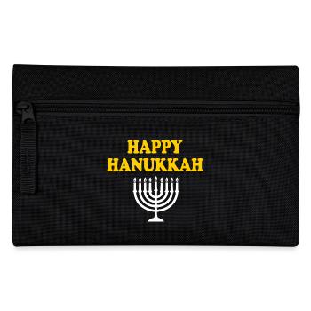 HAPPY HANUKKAH - Federtasche - Schwarz - Vorne