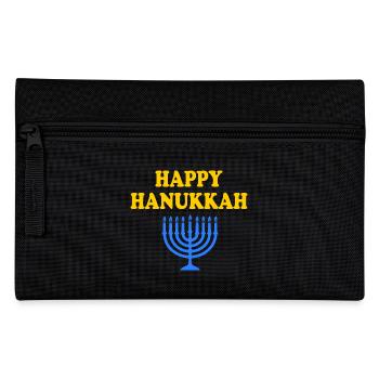 HAPPY HANUKKAH - Federtasche - Schwarz - Vorne