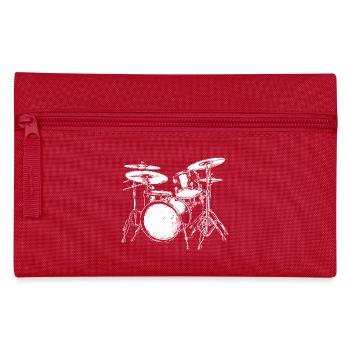 Trapset Skizze - Federtasche - Rot - Vorne