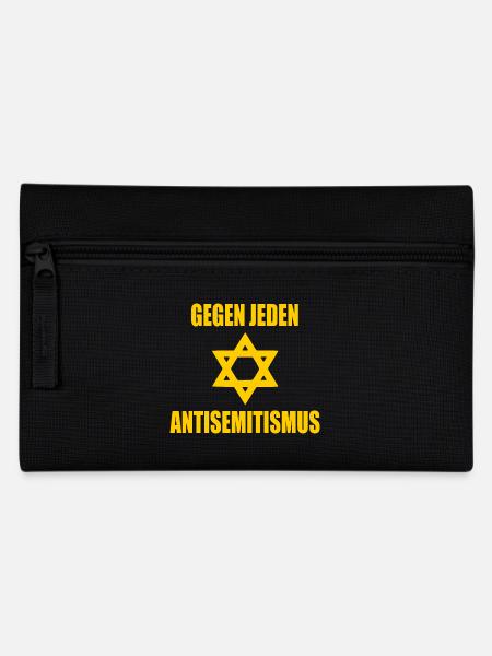 gegen jeden antisemitismus - Federtasche - Schwarz