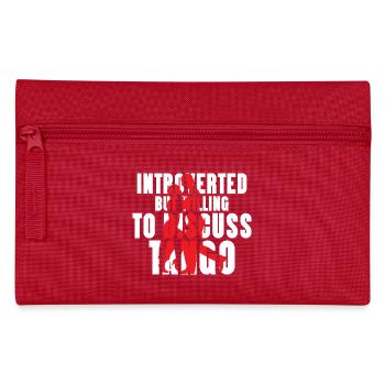 Introverti mais prêt à discuter de Tango Dance Lat - Trousse - rouge - Devant
