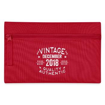 December 2018 - Great since December 2018 - Pencil Case - red - Front