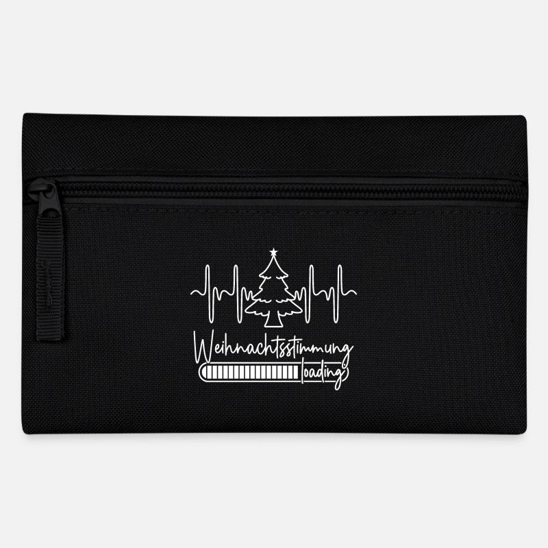 Weihnachtsstimmung loading - Federtasche - Schwarz