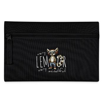 Very demure Lemur, very mindful! - Federtasche - Schwarz - Vorne
