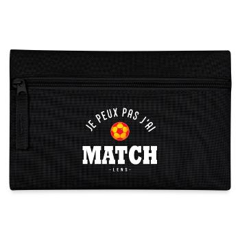 Je peux pas j ai Match football Lens - Trousse - noir - Devant