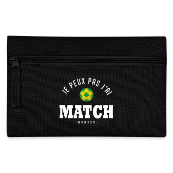Je peux pas j ai Match football Nantes - Trousse - noir - Devant
