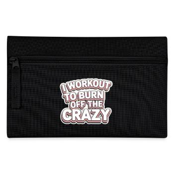 I Workout To Burn Off The Crazy 11 - Federtasche - Schwarz - Vorne