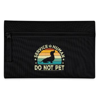 Service Human - Pencil Case - black - Front