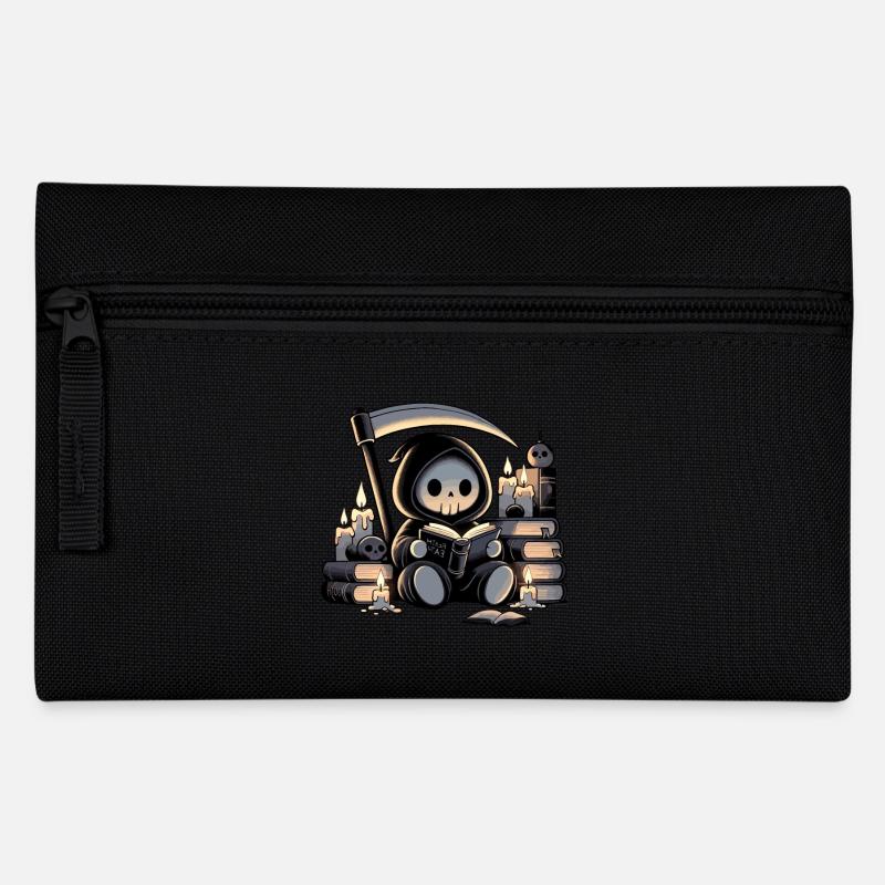 Mignon Grim Reaper Amateur de livres - Trousse - noir