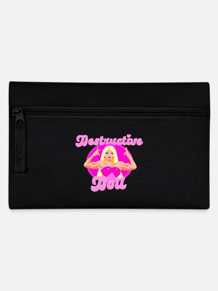 Fitnessstudio BADDIE Puppe - Federtasche - Schwarz