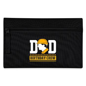 Children's birthday party construction site - Pencil Case - black - Front