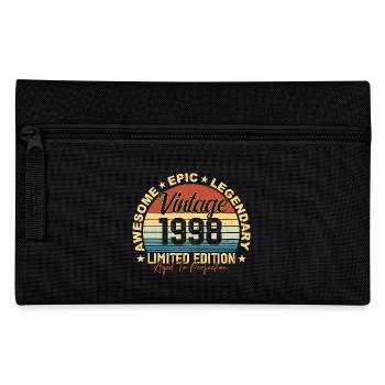 Rétro 1998 Vintage Anniversaire 1998 Cadeau 1998 - Trousse - noir - Devant