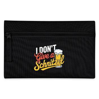 I Don't Give a Schnitzel - Pencil Case - black - Front