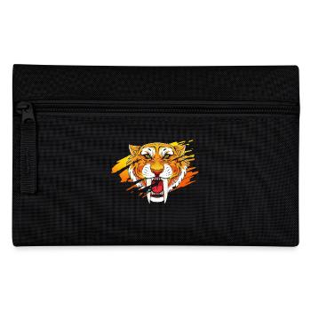 Sabre-toothed tiger - Pencil Case - black - Front