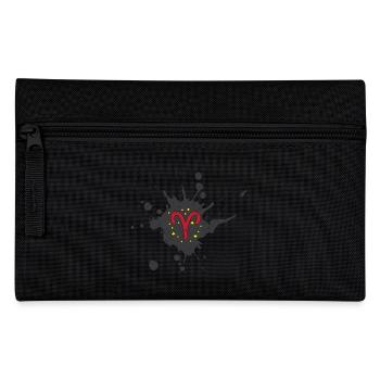 Sternzeichen Widder - Federtasche - Schwarz - Vorne