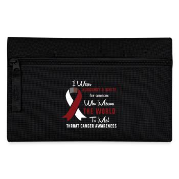 Cancer du larynx Un cancer survivant du cancer pue - Trousse - noir - Devant