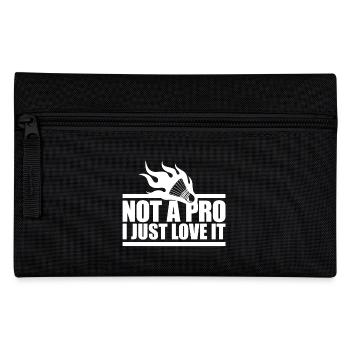 I Just Love Badminton - Pencil Case - black - Front