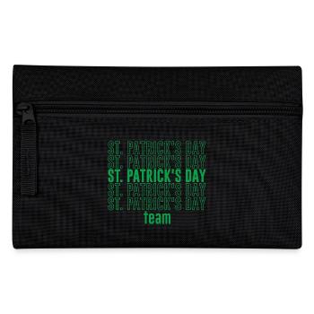 Team Saint-Patrick St Patrick Fête Des Patricks - Trousse - noir - Devant