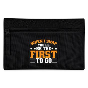 When I Snap You'll Be The First To Go 3 - Federtasche - Schwarz - Vorne